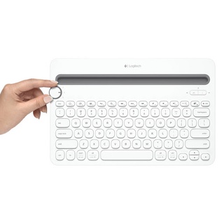 Bàn phím Bluetooth đa thiết bị Logitech K480 [Đen-Trắng]