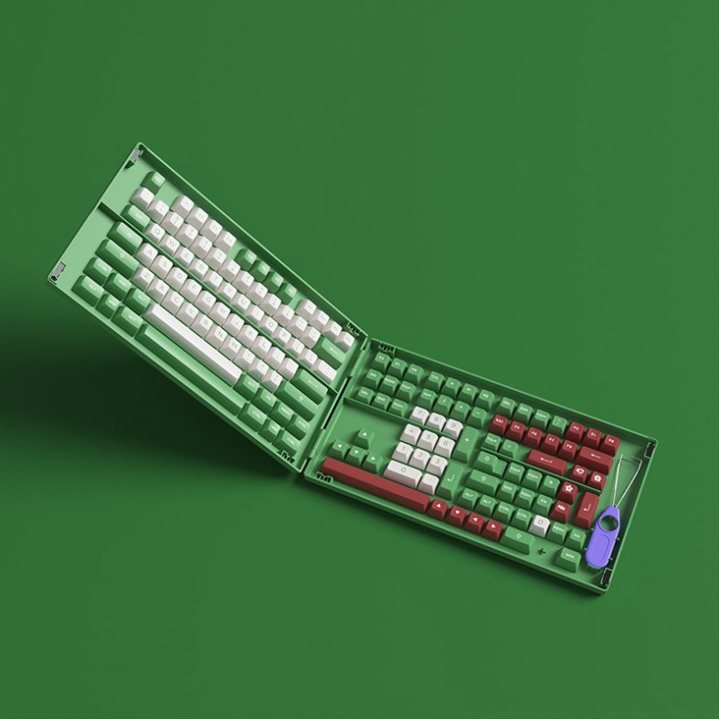 Bộ nút bàn phím cơ AKKO Keycap set – Matcha Red Bean