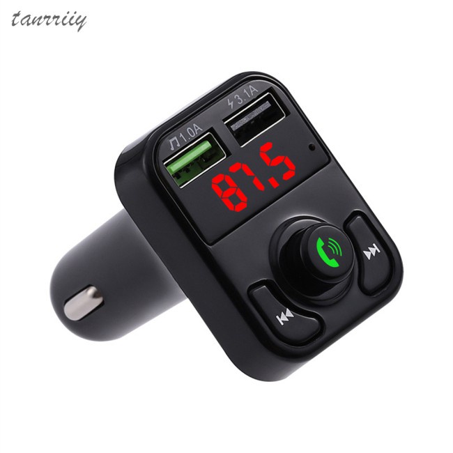 Máy Nghe Nhạc Mp3 Bluetooth Tích Hợp Khe Cắm Thẻ Nhớ Hai Cổng Usb Cho Xe Hơi