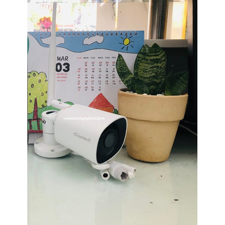 Camera Wifi Phát Hiện Cảnh Báo Đối Tượng 4.0 Megapixel VANTECH AI-V2031C