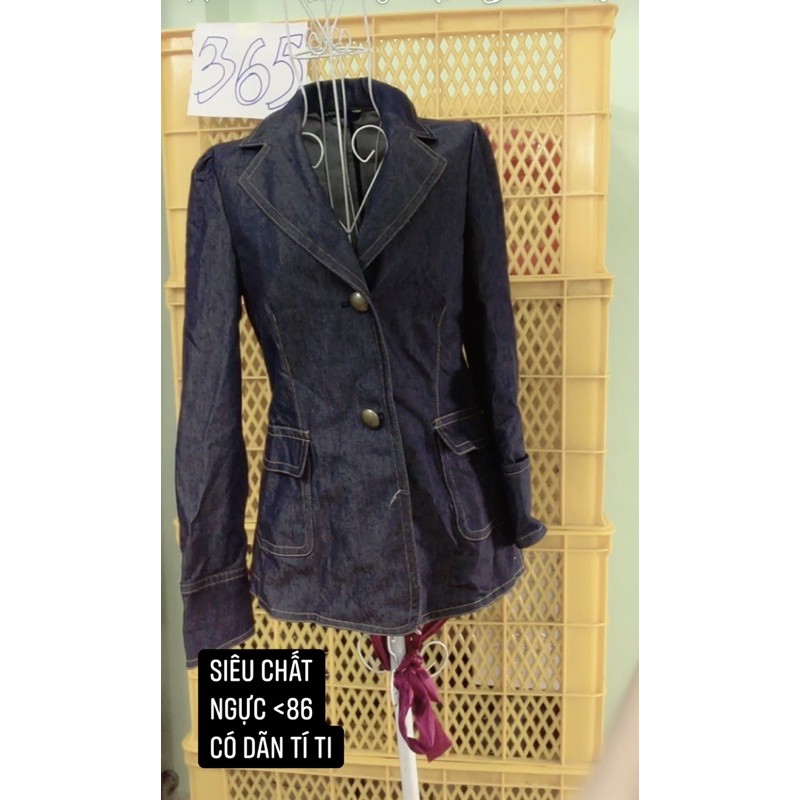 Áo khoác vest jean size S-M.S365