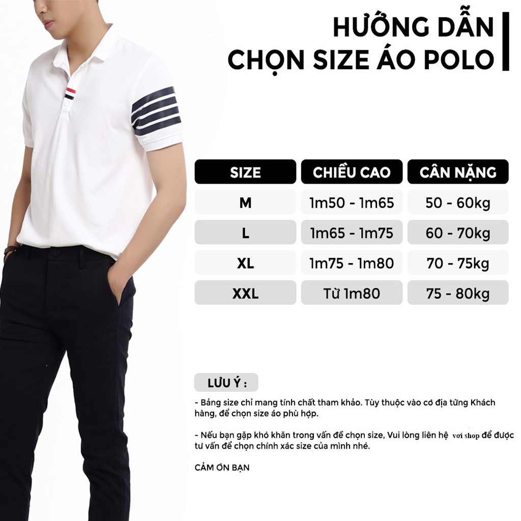 Áo thun nam tay ngắn, áo phông nam có cổ, vải mềm mịn, form regular fit P2008 Chính Hãng | BigBuy360 - bigbuy360.vn