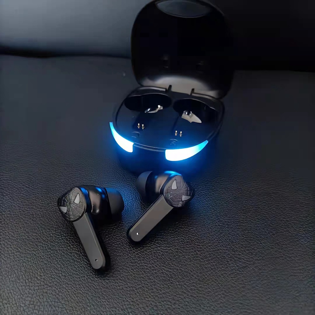 Tai nghe bluetooth không dây Marvel Spider-Man Tai nghe thể thao stereo earbud với micrô tai nghe VG10