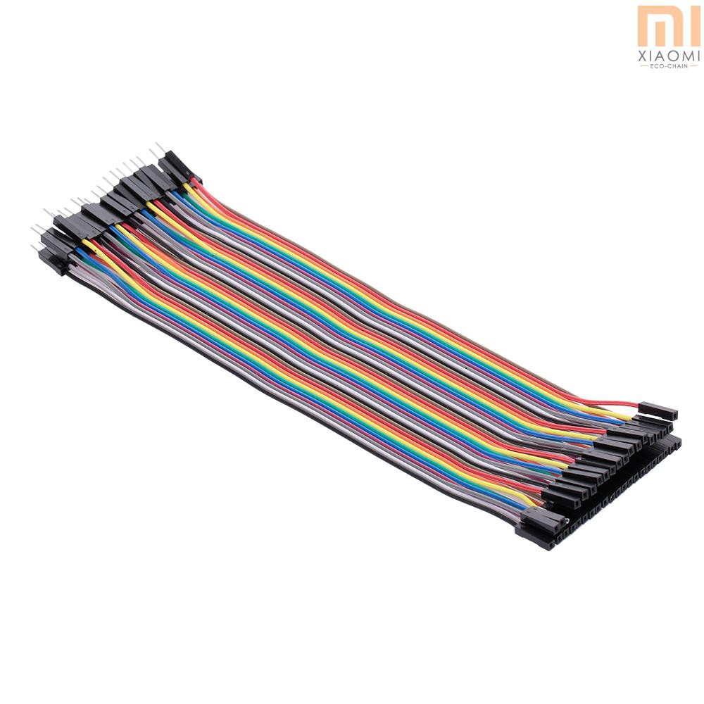 【shine】Breadboard Jumper Wires Male to Female Dupont Cable for Arduino Multicolored Ribbon Cables 40Pin 20cm