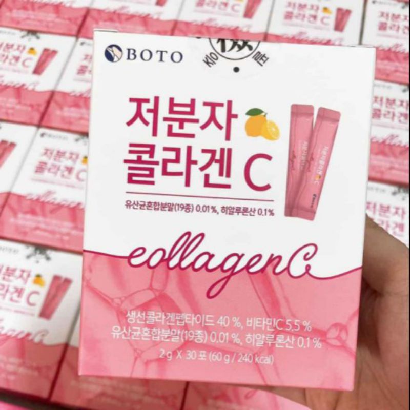 BỘT COLLAGEN VITAMIN C BOTO HÀN QUỐC 30 GÓI