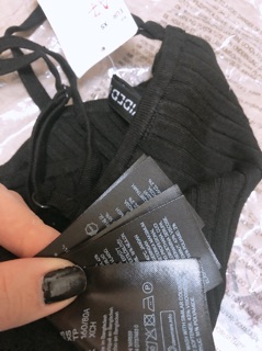 [Auth] Áo dây len H&M/ Croptop/ size S