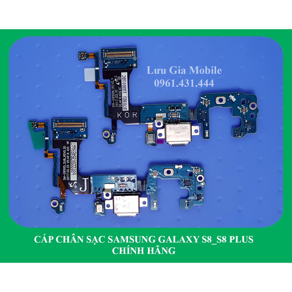 Cáp chân sạc Samsung Galaxy S8 | S8 Plus chính hãng G950FD G950N G950DJ G950U G955FD G955N G955U...