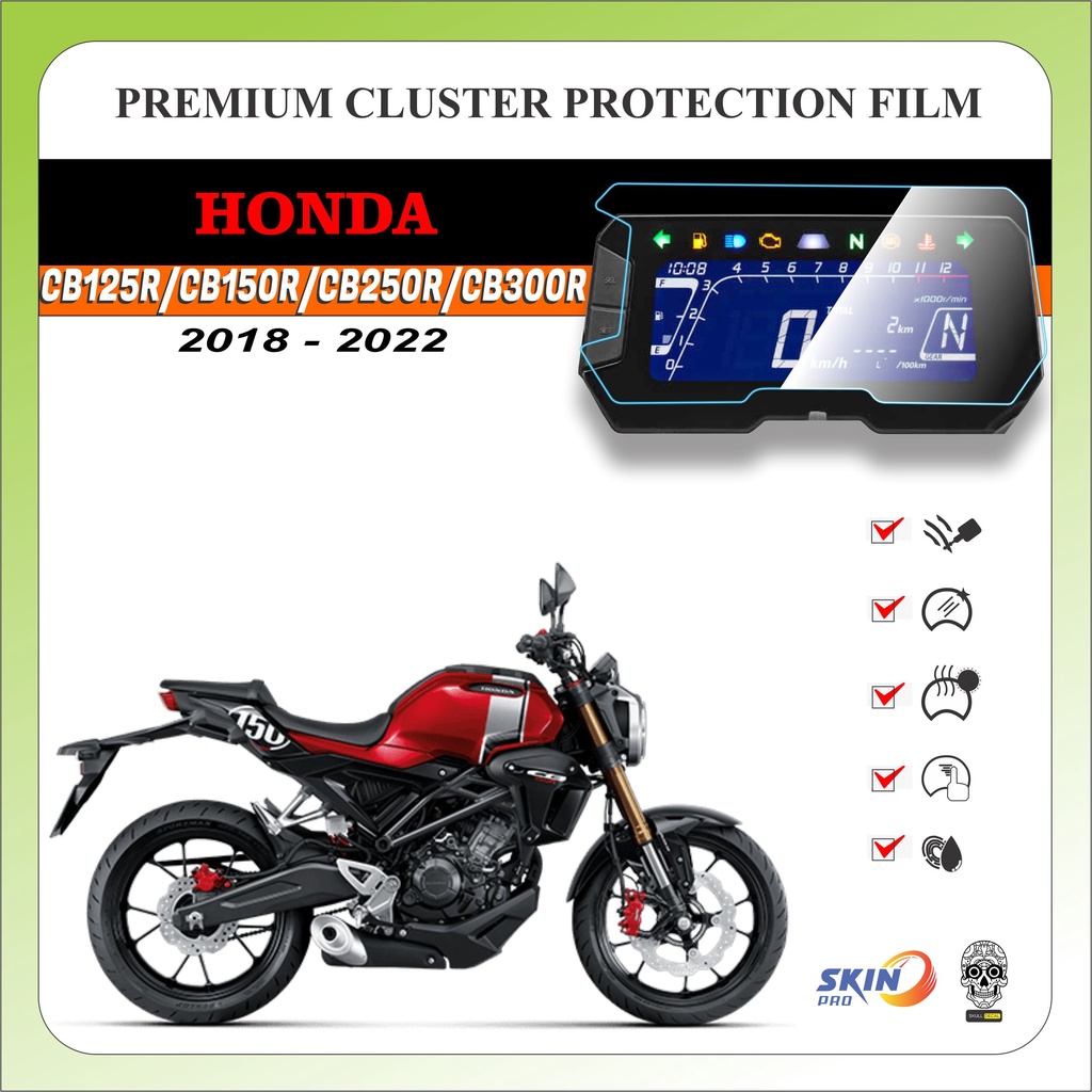 Miếng dán PPF bảo vệ mặt đồng hồ xe CB125R CB150R CB250R CB300R 2018 đến 2022 - HONDA CB150 CB300 CB250