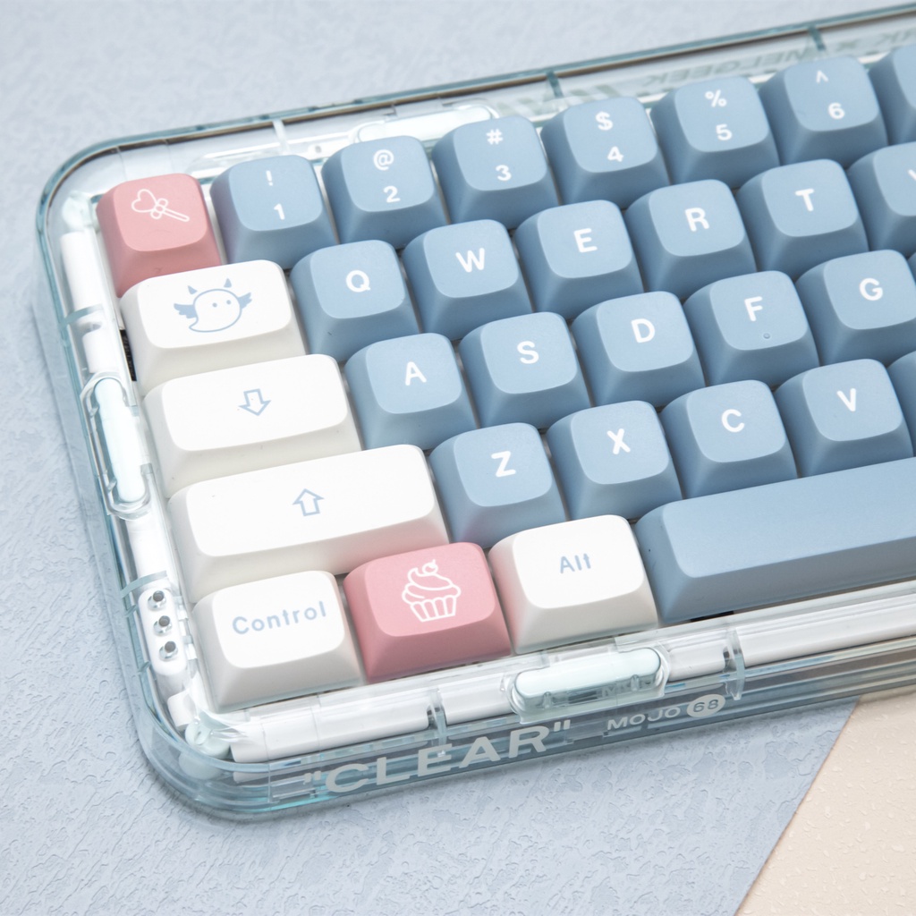 Castle in the Sky Keycaps Bàn Phím Cơ Chơi Game 135Keys XDA in the Skys PBT Cho RK61 RK71 61/71/84/108 Phím