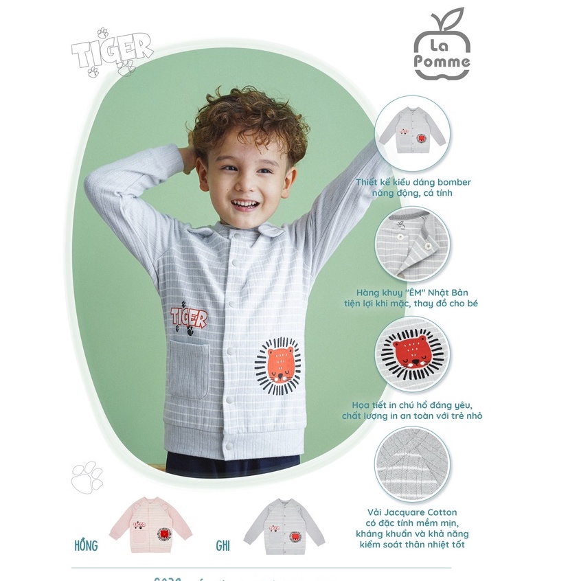 Áo khoác La Pomme chất liệu cotton ấm áp