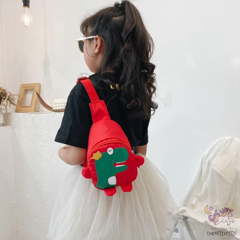 Túi Xách Hình Khủng Long Hoạt Hình Đáng Yêu Dễ Thương Cho Bé