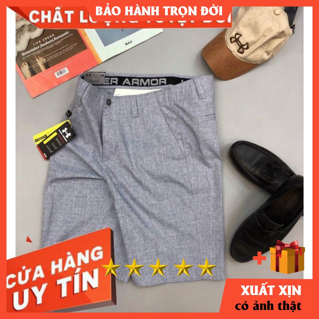 [ HÀNG CHÍNH HÃNG ] Quần short Kaki nam UN.D.E.R AR.M.O.UR BẢO HÀNH TRỌN ĐỜI
