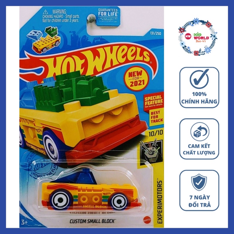 Xe mô hình Hot Wheels basic Custom Small Block GTB62, 40K.
