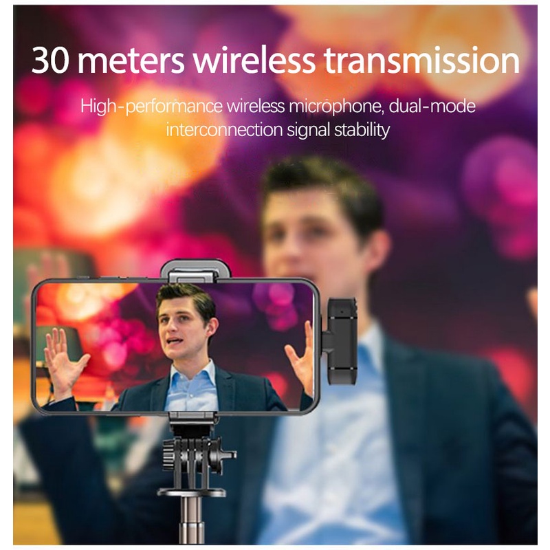 Micro ko dây/mini mic livestream/micro không dây cài áo/tablet táo/Android Vlog Type-C/Hải cảng Micrô