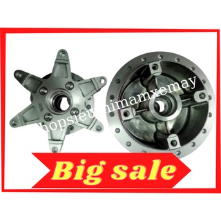 Cặp đùm sơn bạc và Crom dùng cho xe Winner V1