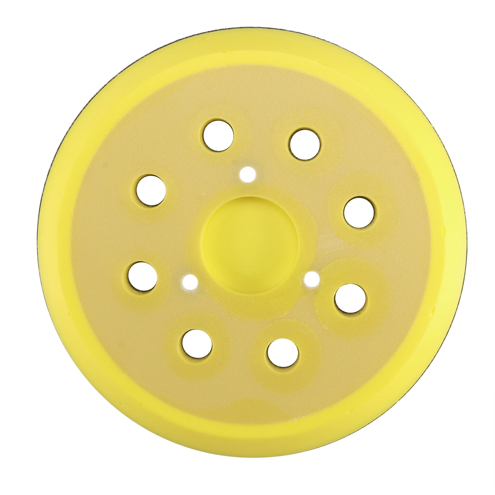 5“ 8 holes Sanding Backing Plate for Woodworking Sand Disc Pad fits Air Sander Angle Grinder Grinding Power Tools Access