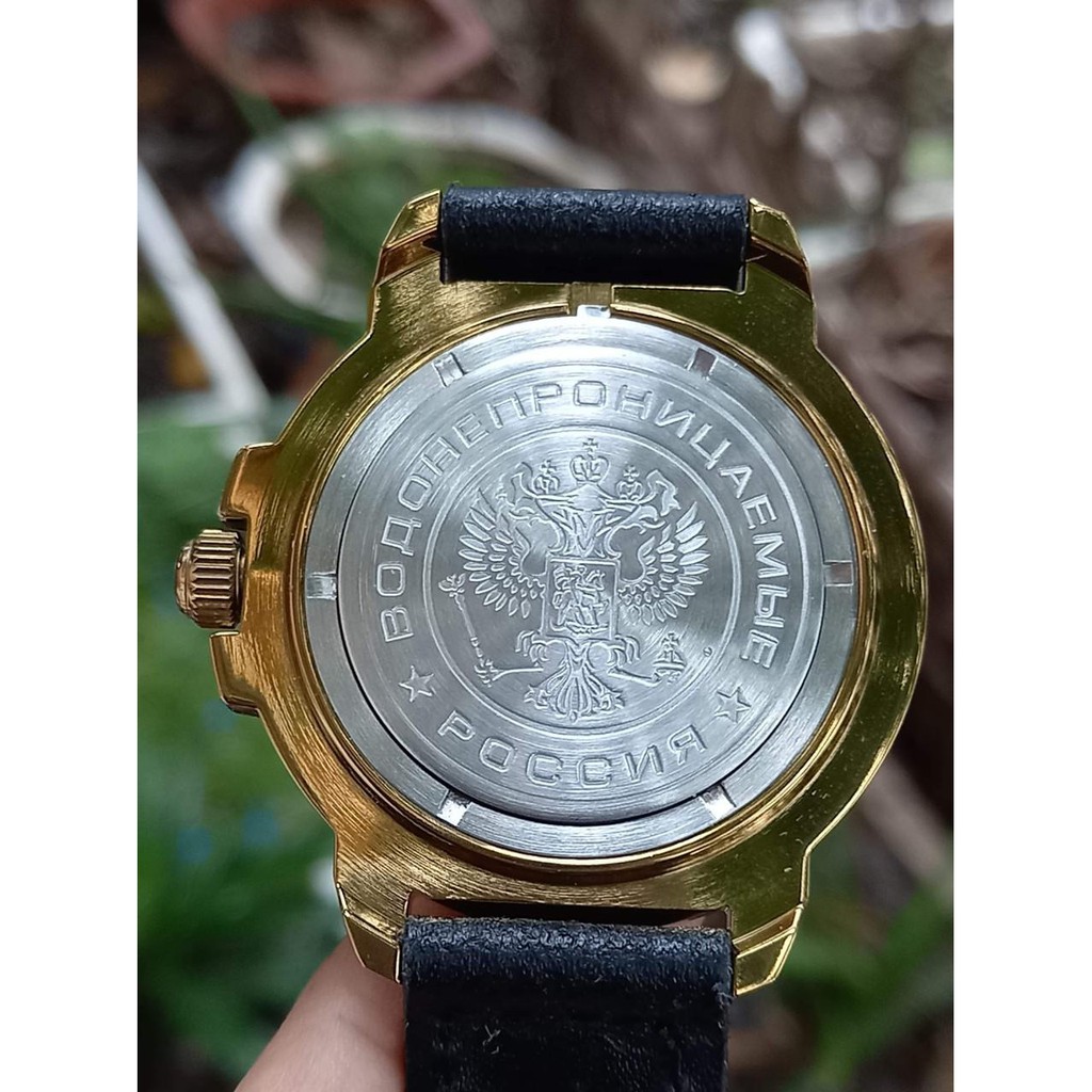 Đồng hồ nam Vostok máy cơ lên giây, size mặt 39, size dây 18. Đồng hồ Nga Vostok 439878