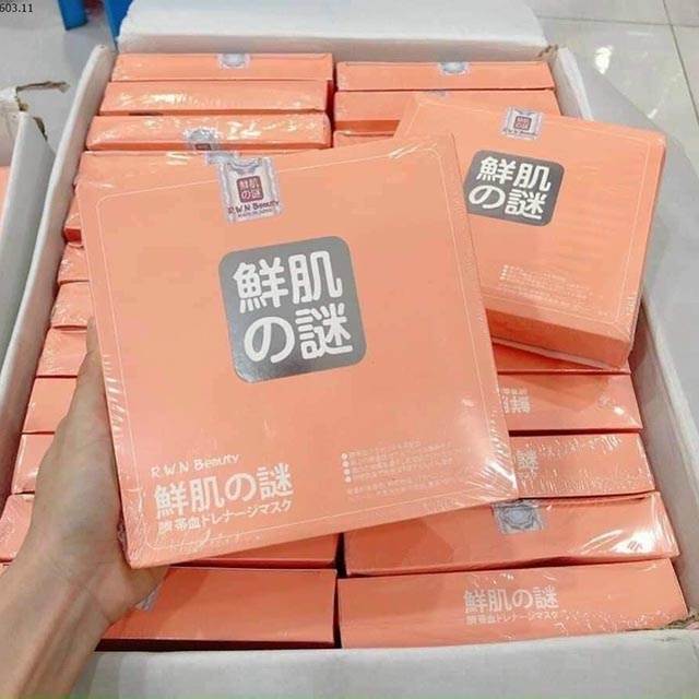 Hộp 10 miếng Mặt nạ nhau thai cừu cuống rốn tế bào gốc Nhật Bản MẪU MỚI