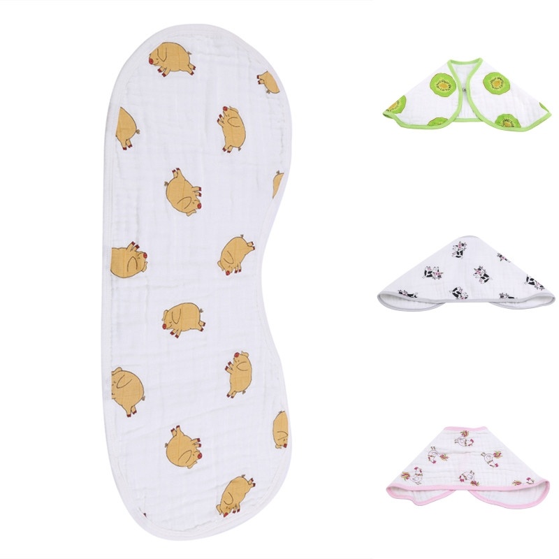 Yếm Ăn Chống Thấm Nước Họa Tiết Dễ Thương Cho Bé