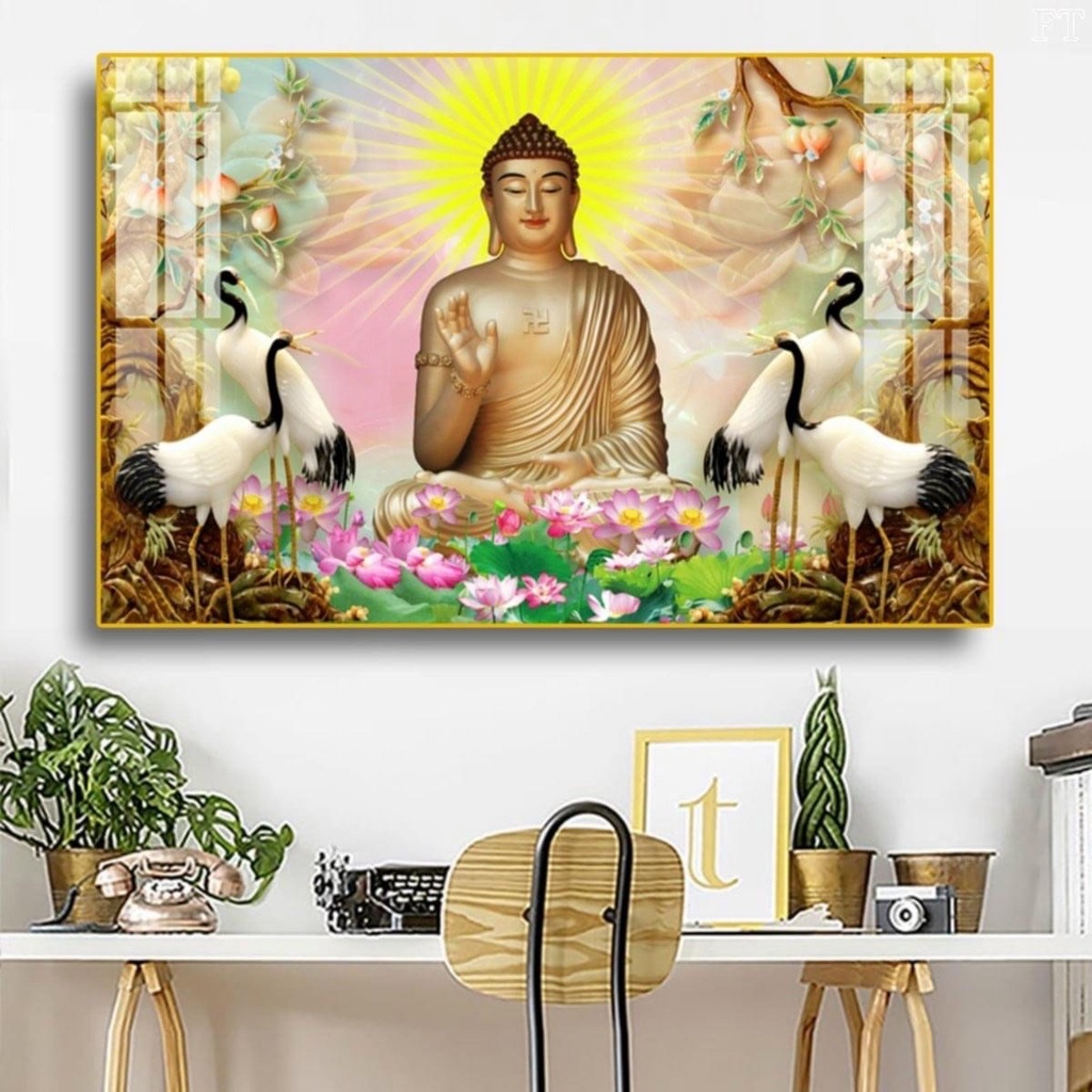 Tranh Treo Tường Trang Trí Nội Thất Hình Tượng Phật
