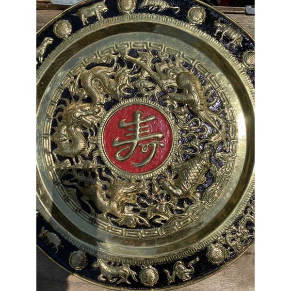 Mâm đồng tứ linh