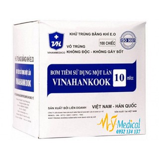 Bơm tiêm 10ml/cc 23G