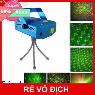 Đèn laze mini cảm biến theo nhạc nhiều màu và hình khối