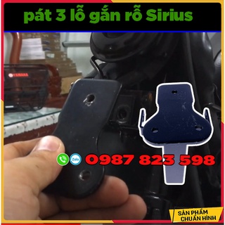 Pát 3 lổ gắn rổ xe wave 100, wave 110 , sirius