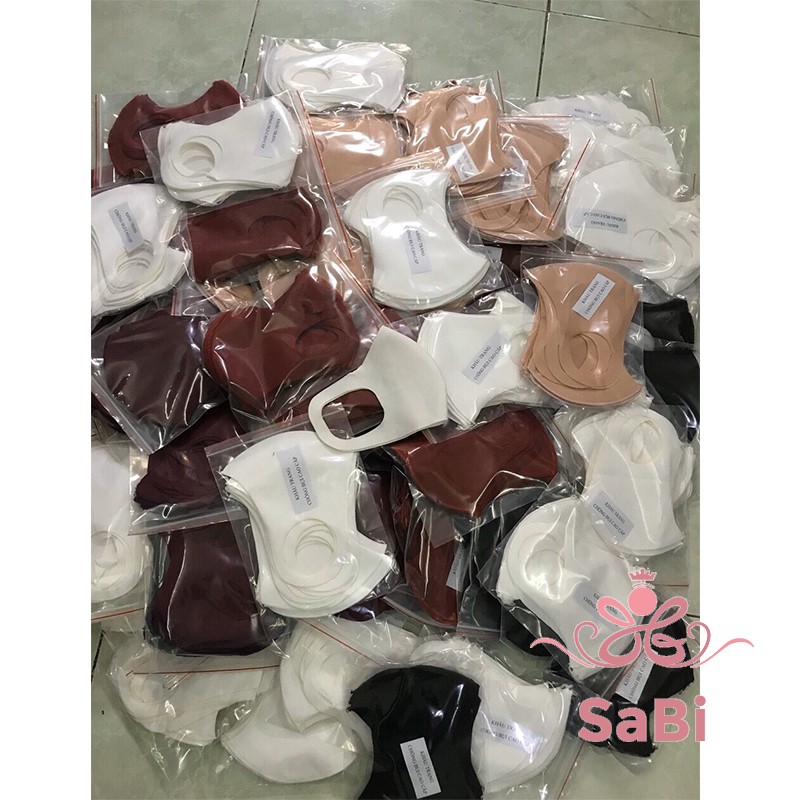 [SẴN HÀNG] Khẩu trang vải su 3D video thật, hình thật( thay khẩu trang y tế) | BigBuy360 - bigbuy360.vn