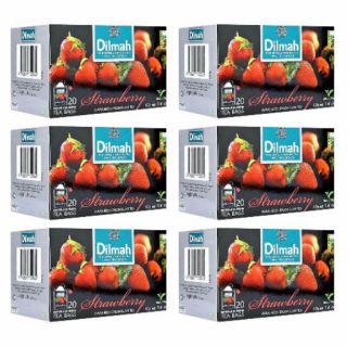 Combo 6 hộp Trà Dilmah trọn hương ( dâu , đào, bạc hà)