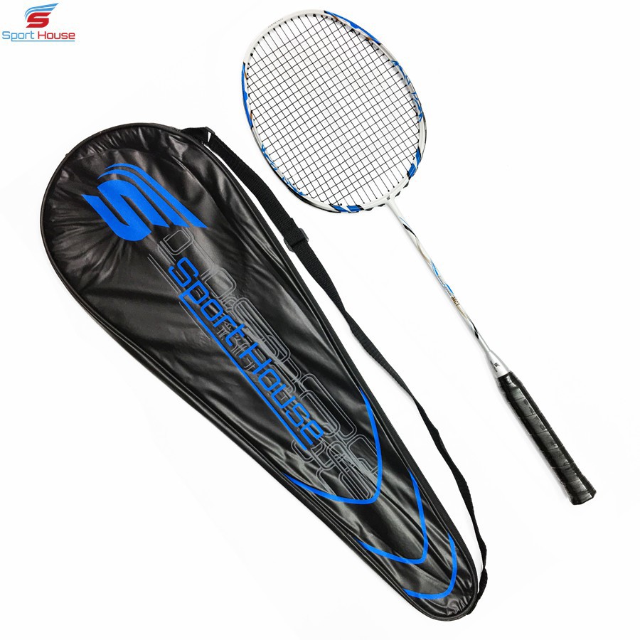 Vợt cầu lông chính hãng Sport House cao cấp đã căng cước+Hộp cầu Ba Sao CHUẨN THI ĐẤU + Tặng quấn vợt