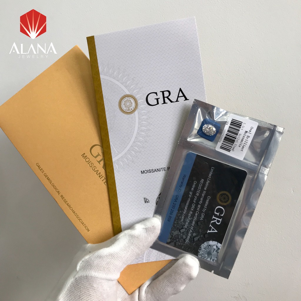 Đá đính răng - kim cương moissanite chính hãng