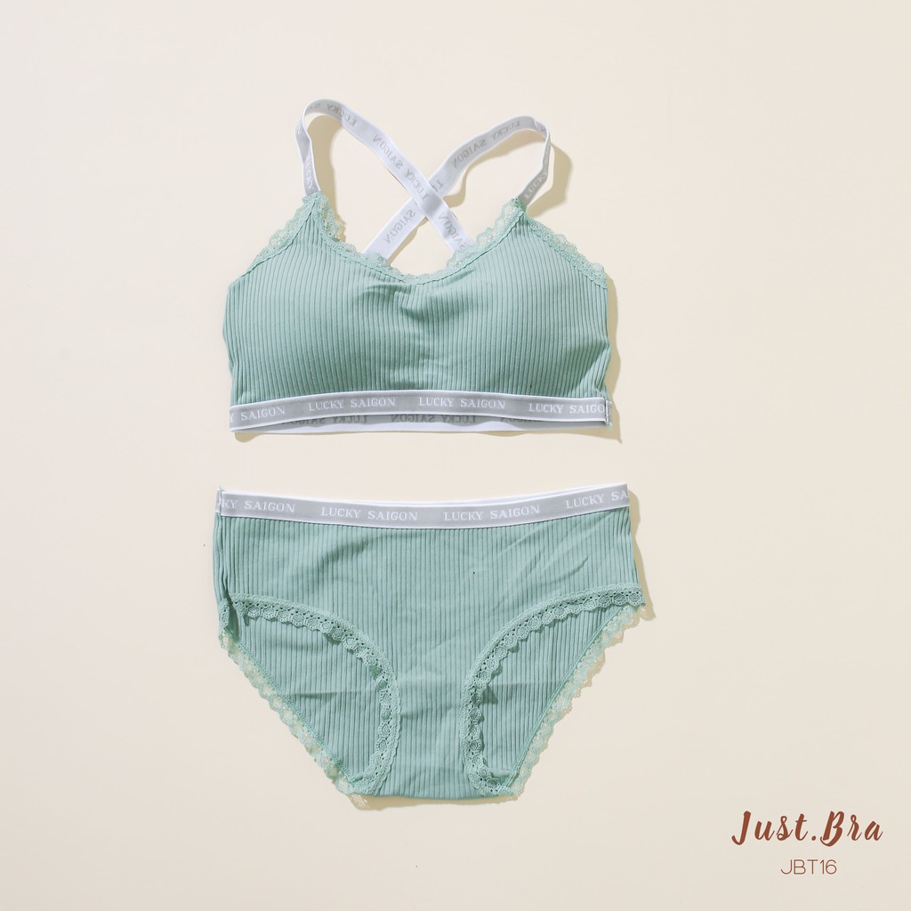 Set đồ tập Just Bra thun gân siêu mềm mại JBT16 | BigBuy360 - bigbuy360.vn