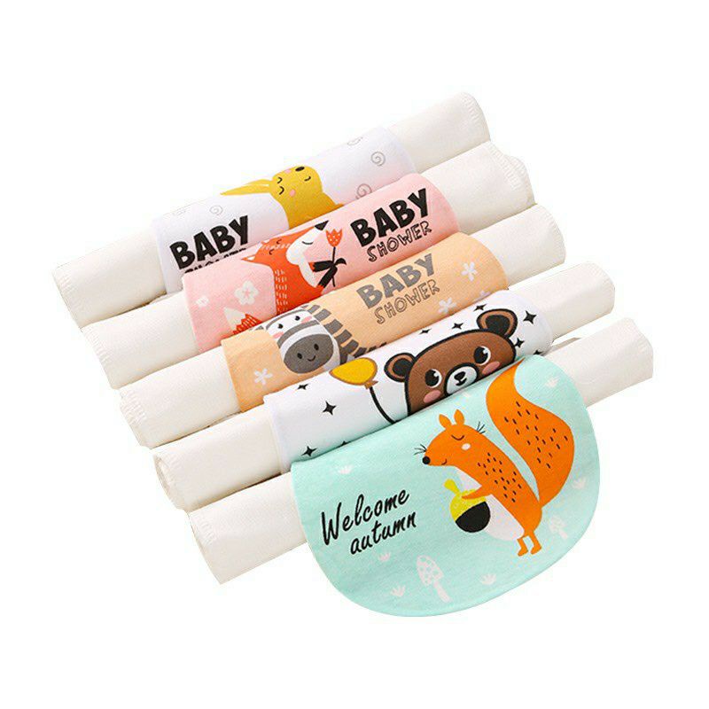 Set 2 chiếc thấm mồ hôi lưng vải xô cho bé