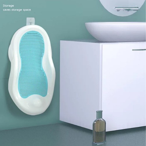 Ghế nằm đỡ tắm đệm silicol êm ái cho bé sơ sinh từ 0 tháng trở lên, 2in1 có thể nằm chơi và đỡ tắm an toàn, Shop Bố Sam