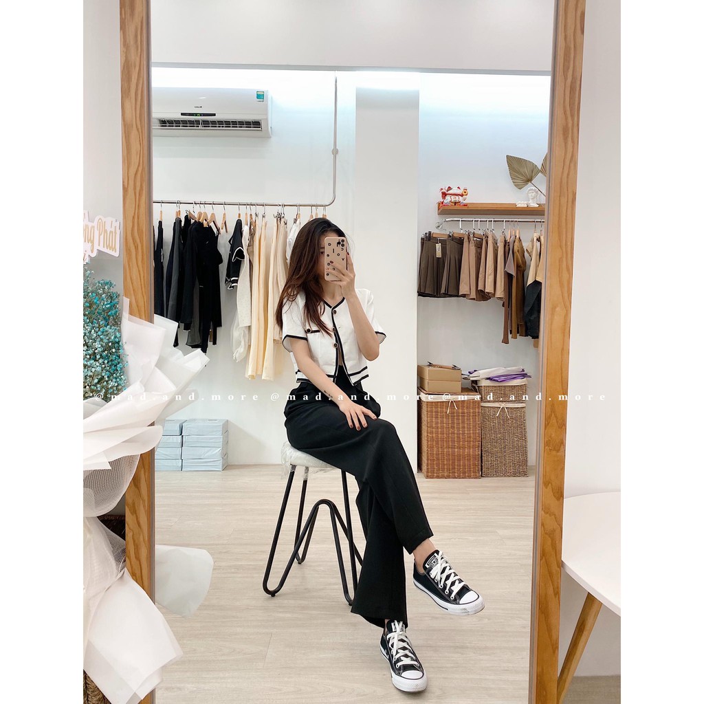 Quần culottes ver2 đen | BigBuy360 - bigbuy360.vn