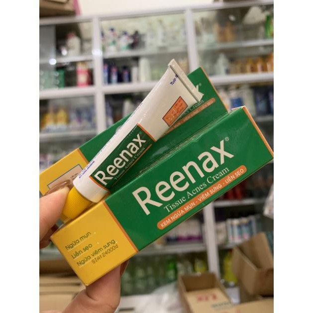 Kem chăm sóc da mụn Reenax Tissue Acnes Cream (5g )