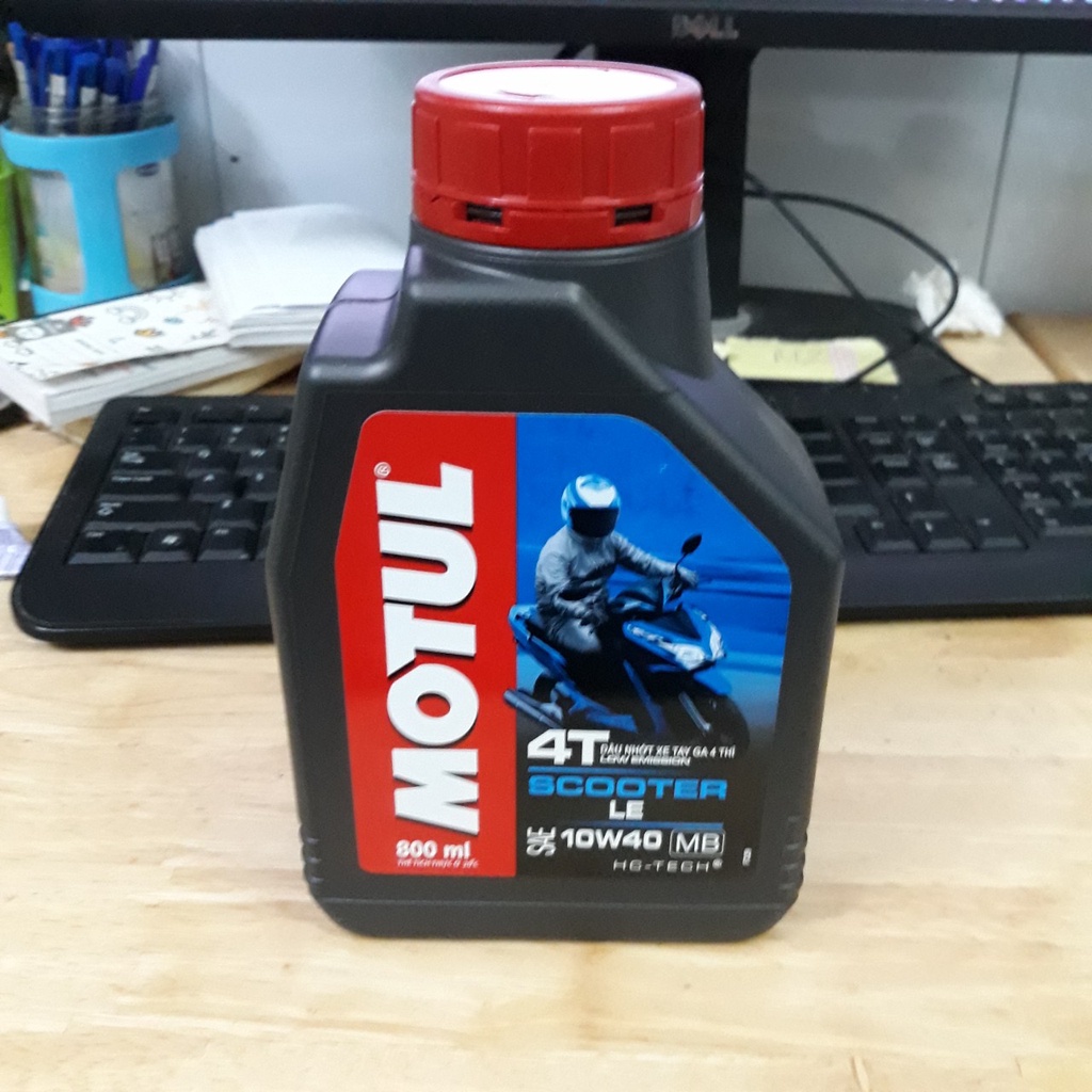 Motul Scooter LE 4T 10W40 800ml , Motul Gear Oil 80W90 120ml nhớt hợp số nhớt máy xe tay ga