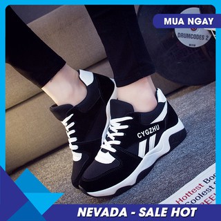 [ SALE GIÀY] GIày thể thao mới đen trắng, giày nữ mới 2018 NEDA2581