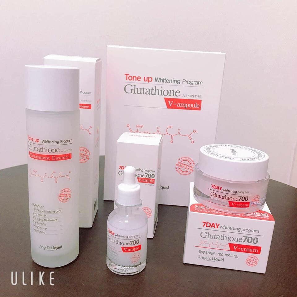 SET 7DAY TRẮNG DA MINI  SET dưỡng Trắng da 7 DAY GLUTATHIONE SPECIAL KIT...