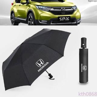Dù Gấp Tự Động In logo Xe Hơi Honda City CrV Accord URV CIVIC