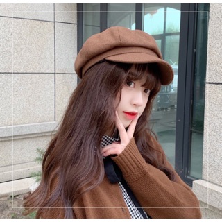 Mũ nồi beret🌟FREESHIP🌟 mũ nồi beret chất dạ mềm, có cạp viền chuẩn form