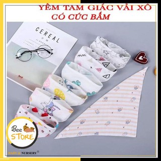 [MỞ KHO SỈ BÁN LẺ] Yếm tam giác 2 lớp, Yếm xô vải mềm cho bé