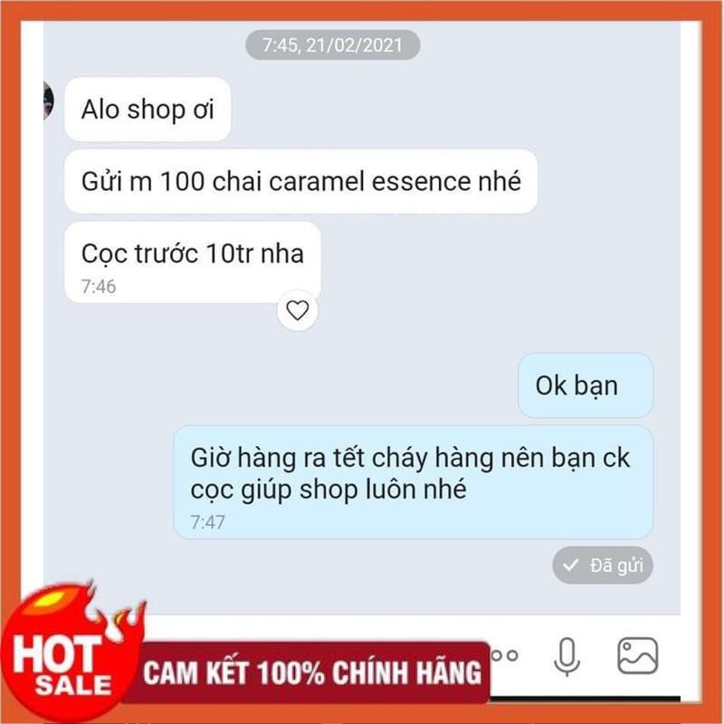 Serum caramel essence( 1 tuần dùng không hiệu quả được đổi trả hoàn tiền)