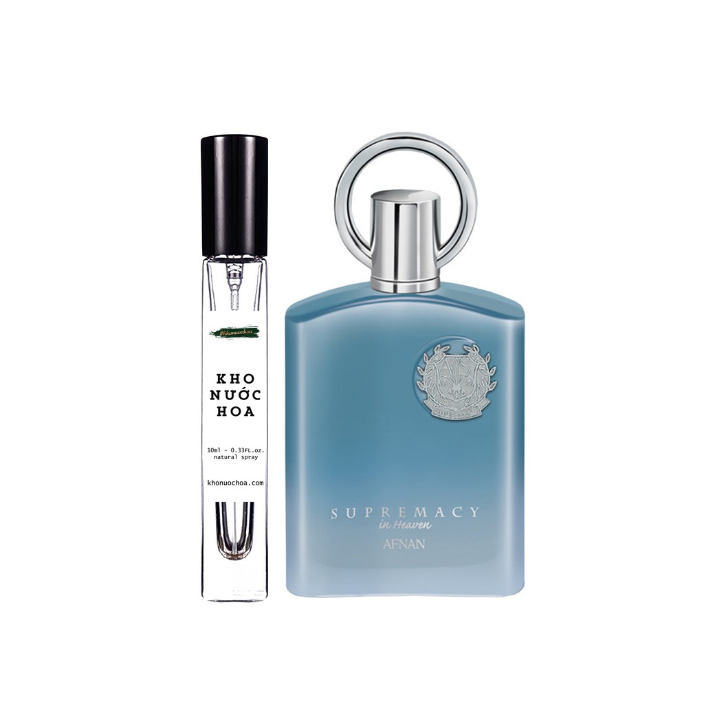 Nước hoa dùng thử Afnan Supremacy In Heaven