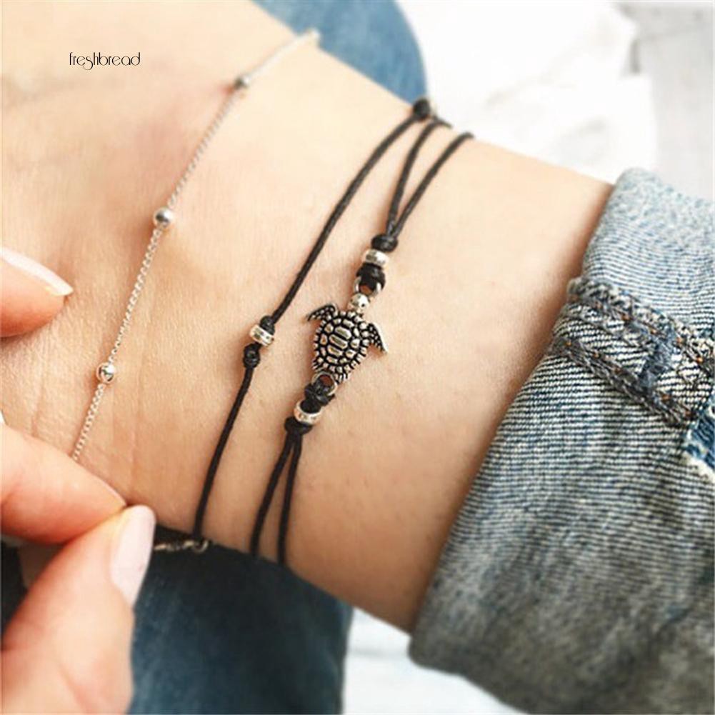 Set 3 lắc chân phong cách retro thời trang cho nữ | BigBuy360 - bigbuy360.vn