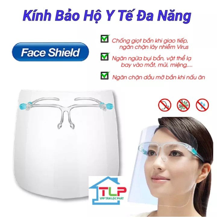 10 bộ KÍNH CHẮN GIỌT BẮN bảo hộ lao chống dịch - mặt lạ phòng dịch