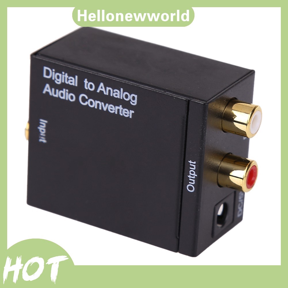 Bộ chuyển đổi âm thanh Coaxial Toslink sang analog RCA L / R