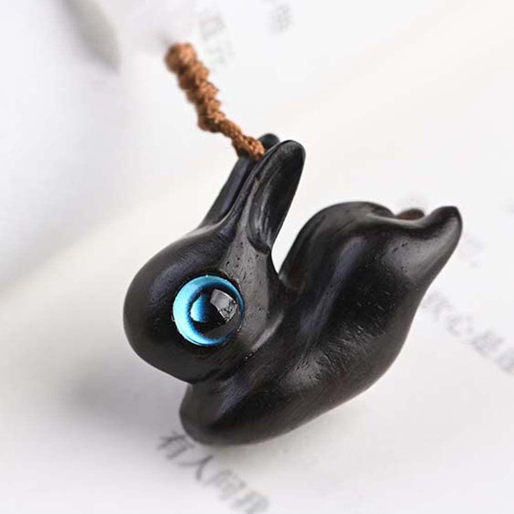 Glees Dây Treo Điện Thoại Bằng Gỗ Hồng Hình Thỏ Dễ Thương