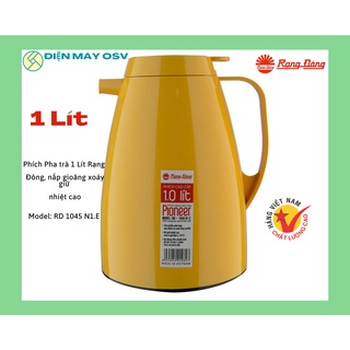 Phích đựng nước nóng 1 lít rạng đông, nắp gioăng xoáy giữ nhiệt cao - rd 1045 n1.e